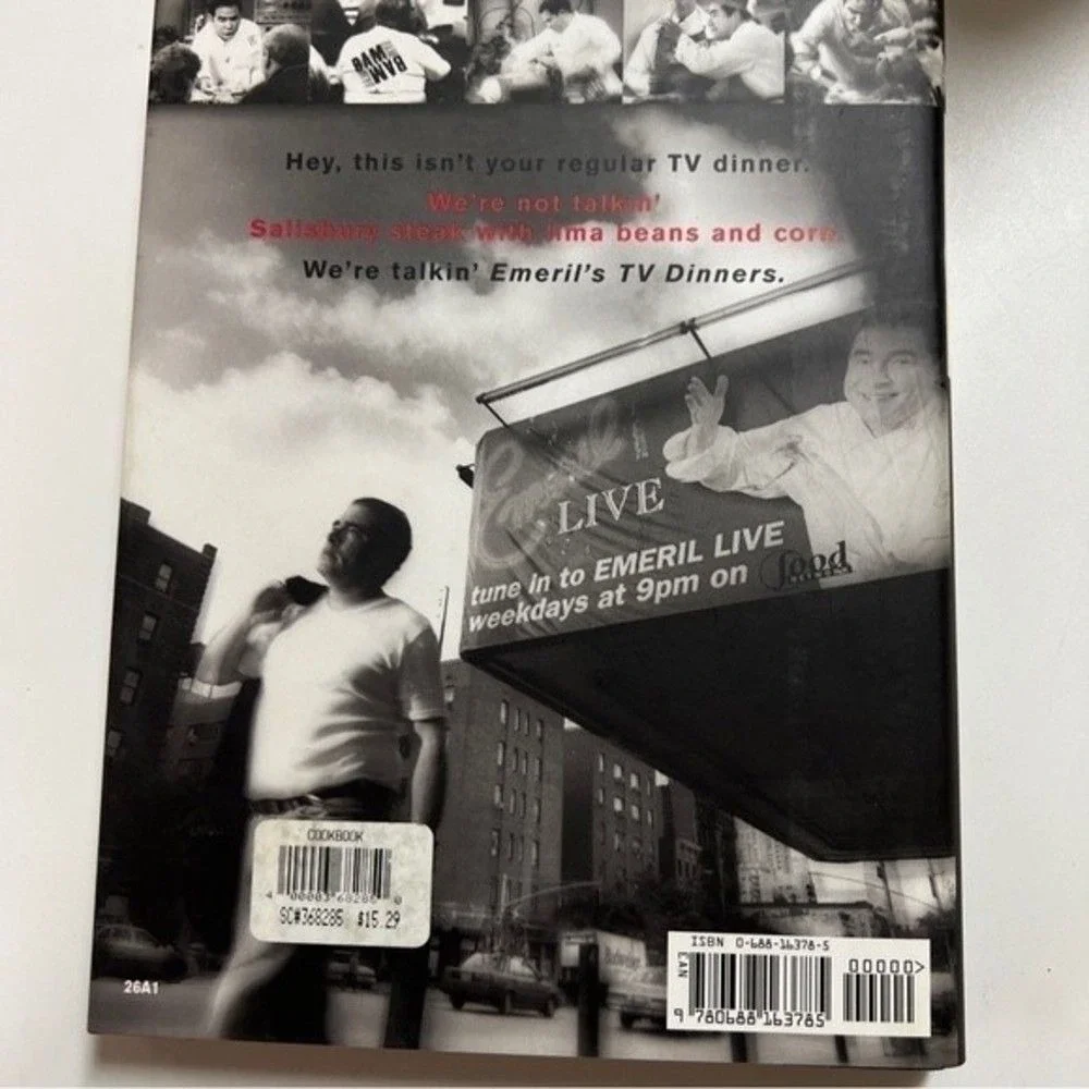 BAV *B3G1 Emeril's TV Dinners‎ Hardcover 1st Edition Emeril Lagasse Cookbook